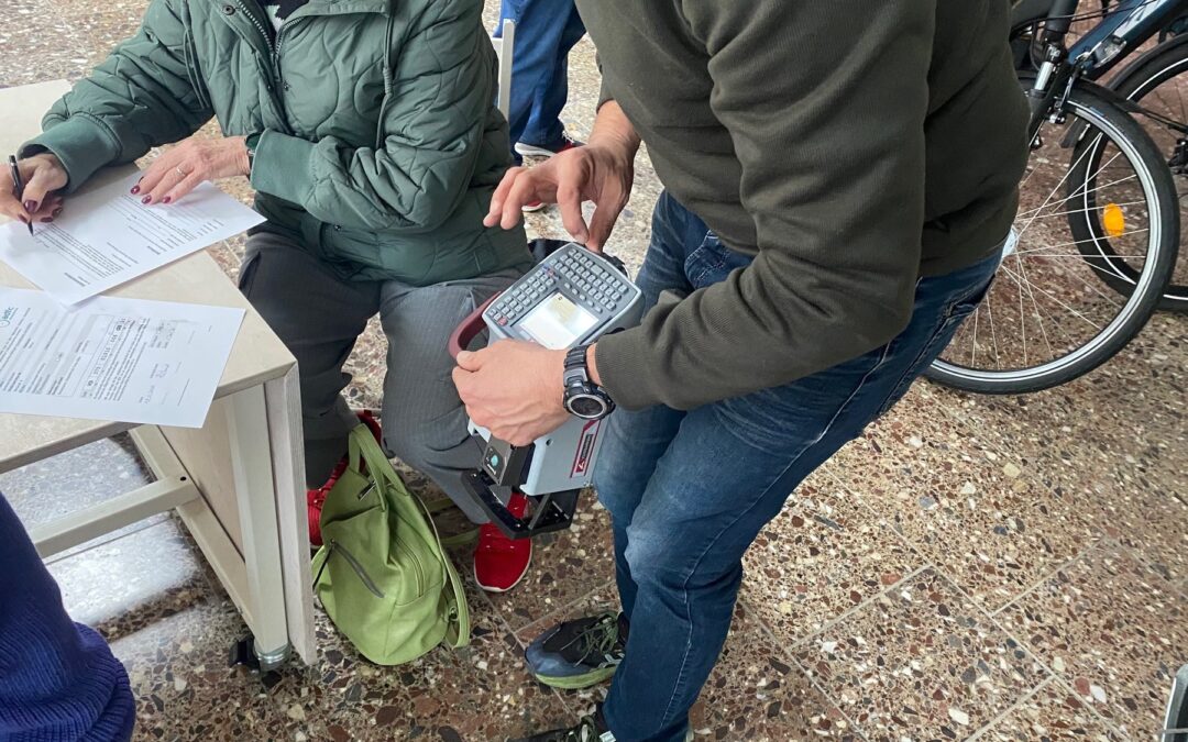 Großer Andrang bei Fahrradcodierung